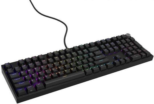 Genesis Thor 404 Gaming Mechanical Keyboard with Outemu Peach Silent switches and RGB lighting (English US)