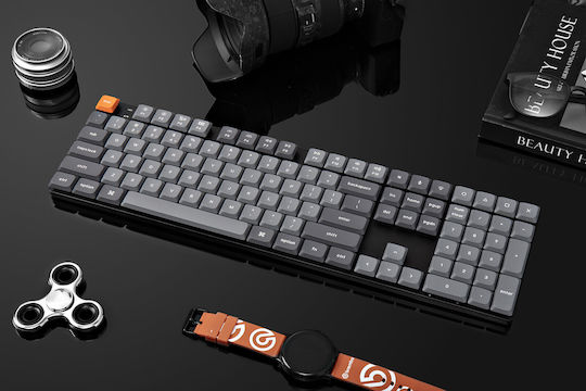 Keychron K5 Max Wireless Gaming Mechanical Keyboard with Gateron Low Profile Red switches and RGB lighting (English US)