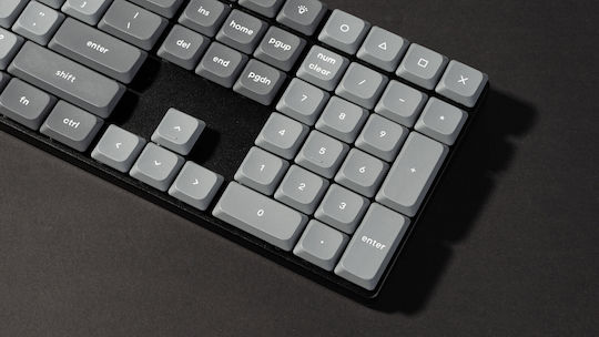 Keychron K5 Max Wireless Gaming Mechanical Keyboard with Gateron Low Profile Red switches and RGB lighting (English US)