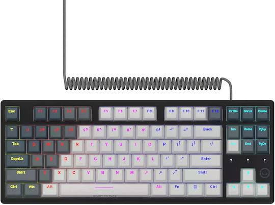 Lorgar AZAR 514 Gaming Μηχανικό Πληκτρολόγιο Tenkeyless με Custom διακόπτες και RGB φωτισμό (Αγγλικό UK)