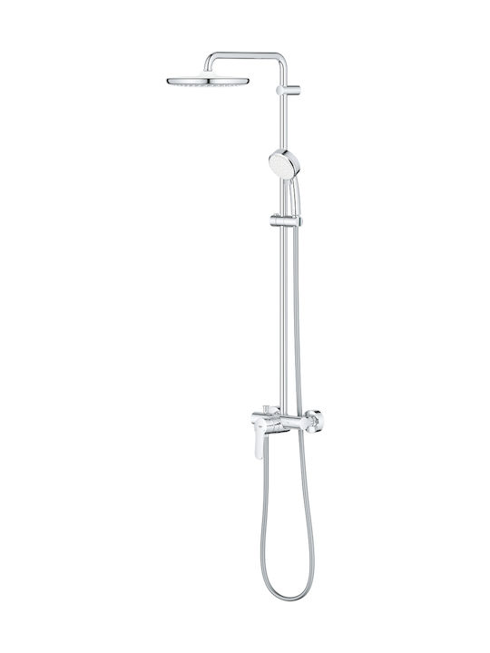 Grohe Tempesta Cosmopilitan Стълб за душ с Батерия Сребрист