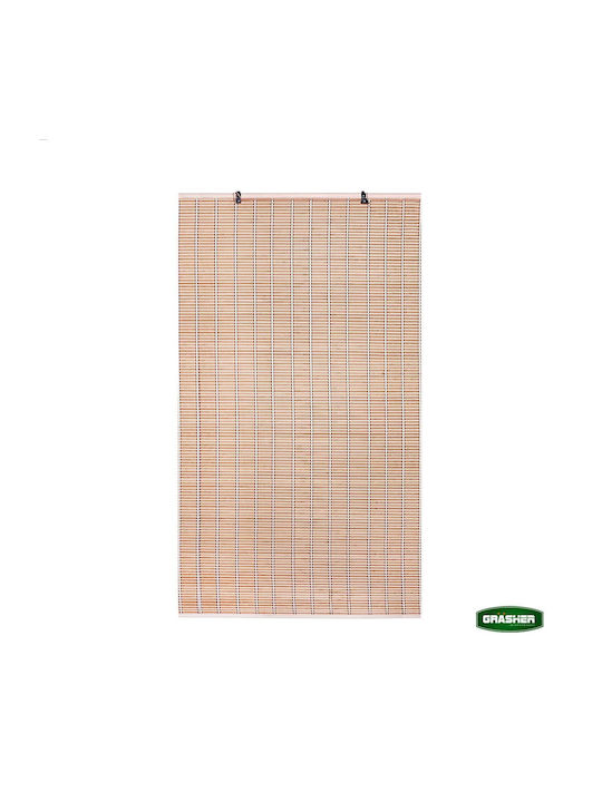 Grasher Shade Blind Bamboo in Brown Color L120xH180cm