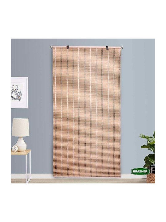 Grasher Shade Blind Bamboo in Brown Color L120xH180cm