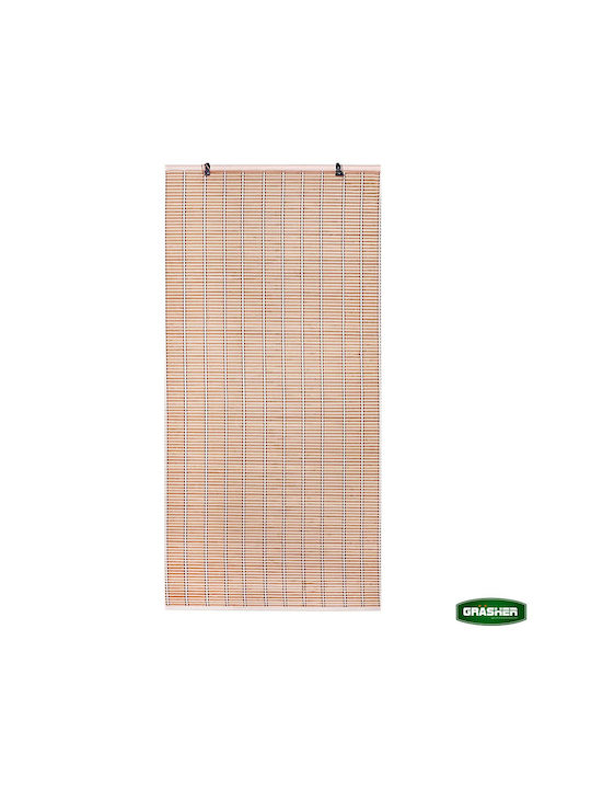 Grasher Shade Blind Bamboo in Brown Color L120xH180cm