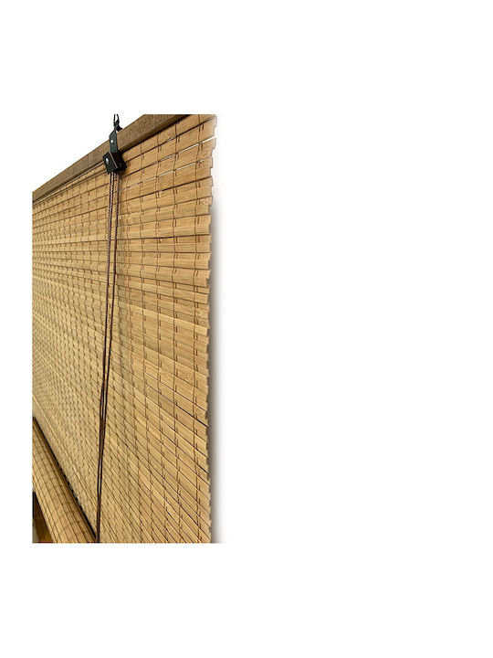 Woodware Bamboo Blind with Roll-up Mechanism (100%) Real Bamboo 120x220cm