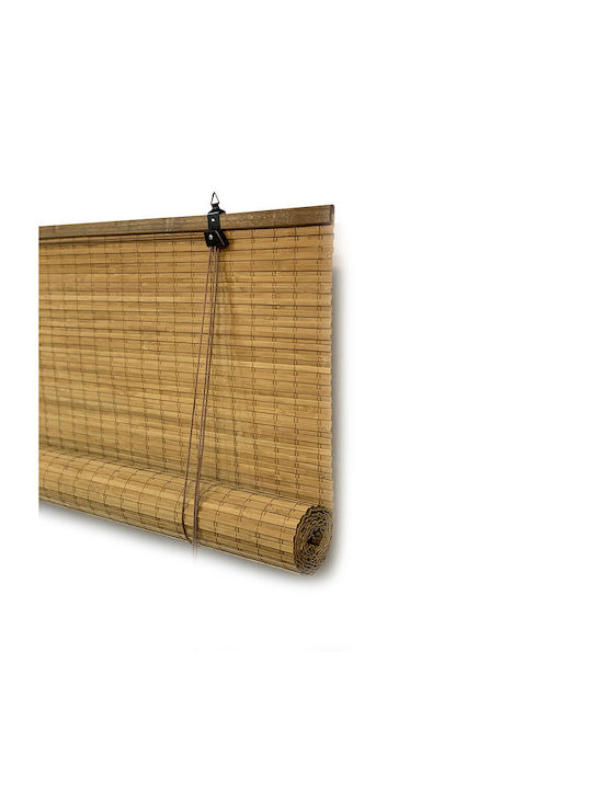 Woodware Bamboo Blind with Roll-up Mechanism (100%) Real Bamboo 120x220cm