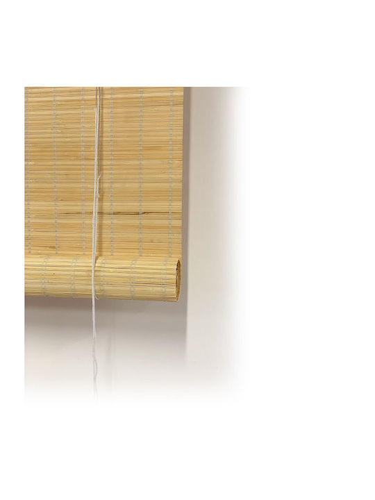 Woodware Στόρι Σκίασης Μπαμπού σε Μπεζ Χρώμα Π100xΥ220εκ.
