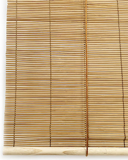 Woodware Στόρι Σκίασης Μπαμπού σε Καφέ Χρώμα Π120xΥ200εκ.