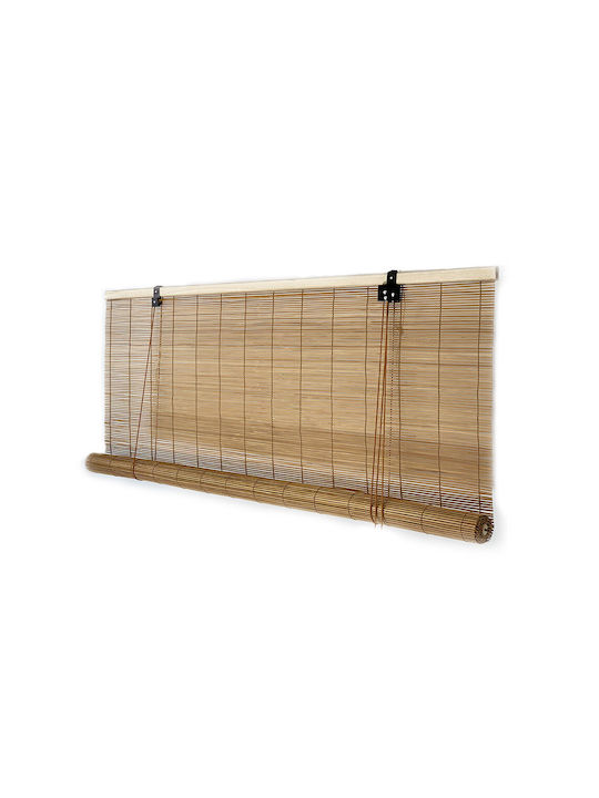 Woodware Στόρι Σκίασης Μπαμπού σε Καφέ Χρώμα Π120xΥ200εκ.