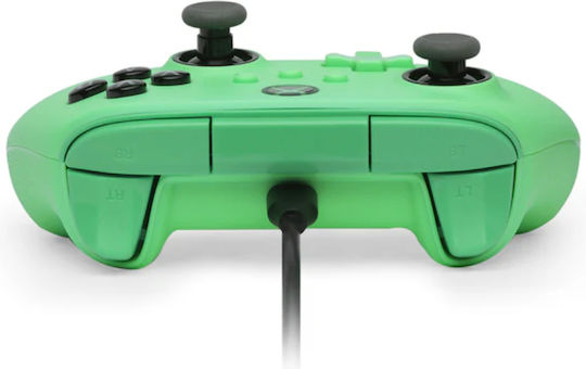 PowerA Advantage Plus Ενσύρματο Gamepad για Xbox Series Green Meadow