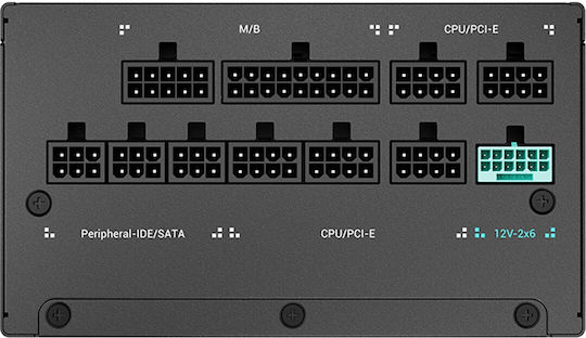 Deepcool PN1000-M 1000W Μαύρο Τροφοδοτικό Υπολογιστή Full Modular 80 Plus Gold