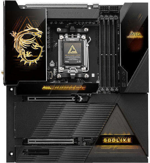 MSI MEG X870E GODLIKE Wi-Fi Motherboard Extended ATX with AMD AM5 Socket