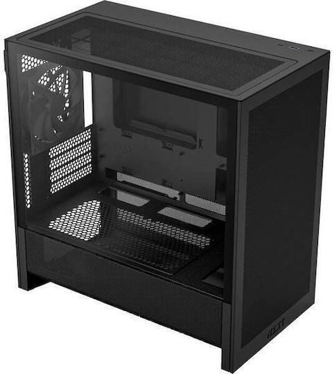 NZXT H3 Flow Gaming Midi Tower Κουτί Υπολογιστή με Πλαϊνό Παράθυρο Μαύρο
