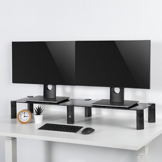 Maclean Energy MC-936 Стойка за 2 Монитори до 32" Черна