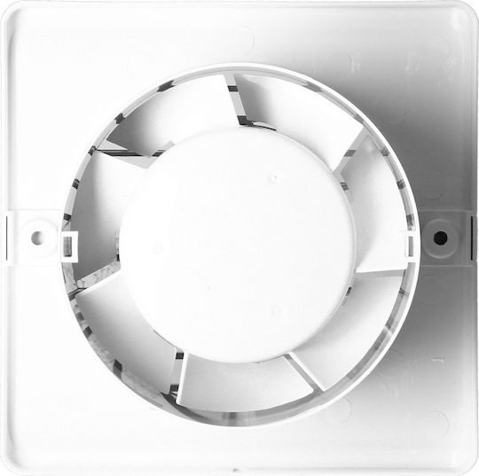 Orno Wall-mounted Ventilator Bathroom 125mm White