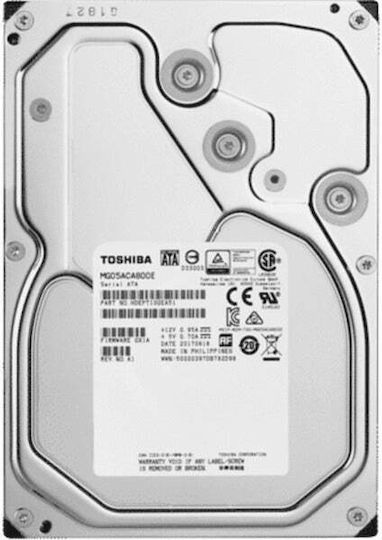 Toshiba MG09 14TB HDD Σκληρός Δίσκος 3.5" SATA III 7200rpm για NAS / Server MG09ACA14TE