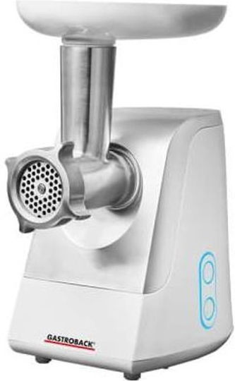 Gastroback 41403 Машина за мелене на месо 1500W Бяла