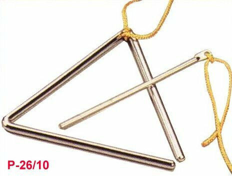 Power Beat Music Triangle 10 Inch Steel