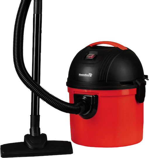 Hausberg Staubsauger Flüssigkeiten / Feststoffe 1200W mit Kunststoff Behälter 15Es