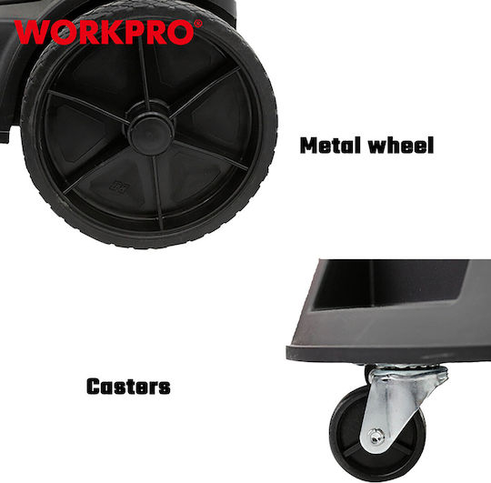 WorkPro Vacuum Wet / Dry 3200W with Stainless Bin 80lt