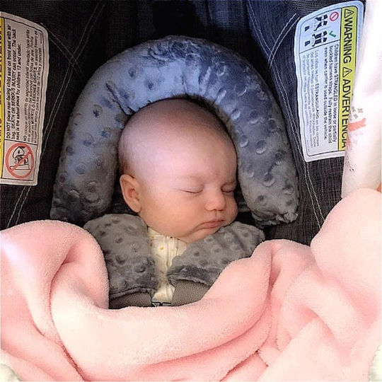 Възглавница За Седалка За Кола Newborn Baby Сива Mink