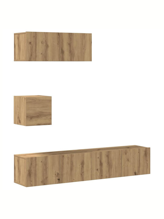 Unitate TV pentru sufragerie Technical Oak