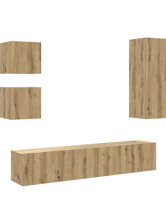 Wohnzimmer TV-Einheit Technical Oak