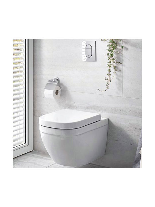 Grohe Euro Λεκάνη Κρεμαστή Rimless με Κάλυμμα Soft Close Λευκή