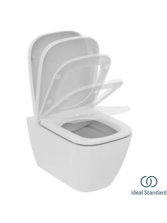Ideal Standard I Life B Λεκάνη Κρεμαστή με Κάλυμμα Soft Close Λευκή