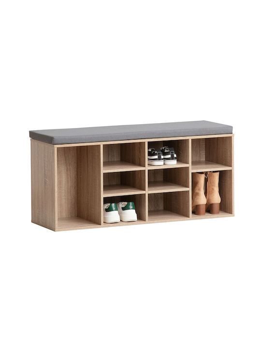F-V Bench Entry Furniture with Shoe Rack & Bench 105x34x49cm