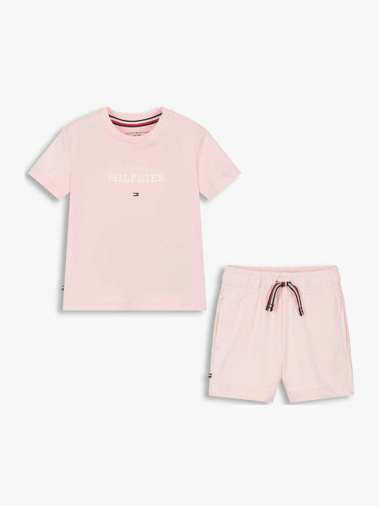 Kids' Set with Shorts Summer 2pcs Pink