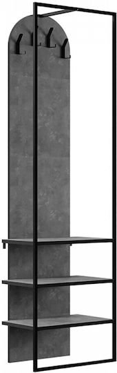 Archy Mobilier de Intrare cu Dulap pentru Pantofi Grey retro 53x31.7x180cm