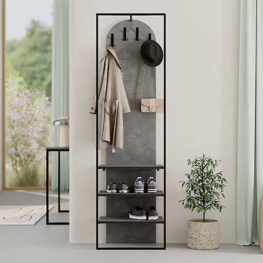 Archy Mobilier de Intrare cu Dulap pentru Pantofi Grey retro 53x31.7x180cm