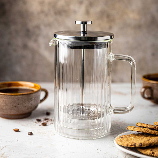 Klausberg Cafetieră Cu Filtru Manual Din Oțel Inoxidabil Argintie 350ml