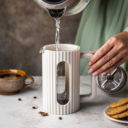 Klausberg Filterkaffeemaschine Handbetrieb Kunststoff Weiße 350ml
