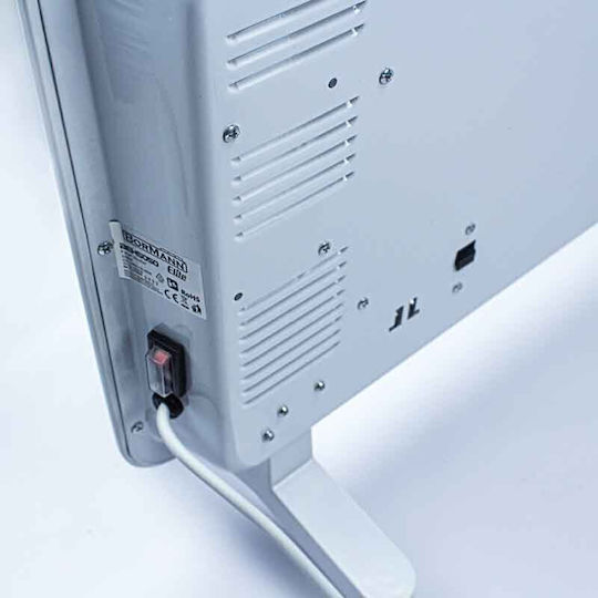Bormann BEH5050 030706 Konvektorheizung Boden 2000W mit elektronischem Thermostat 96x47cm Weiß
