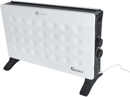 Geko Θερμοπομπός Δαπέδου 2000W Λευκός