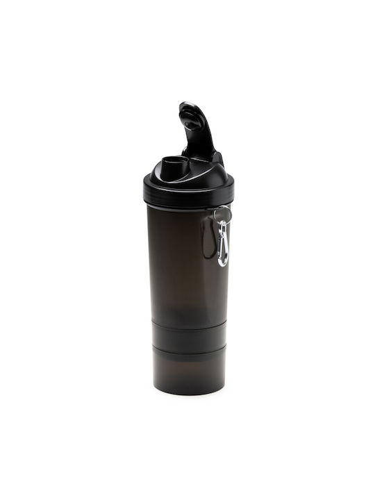 Shaker Protein 600ml Kunststoff Schwarz