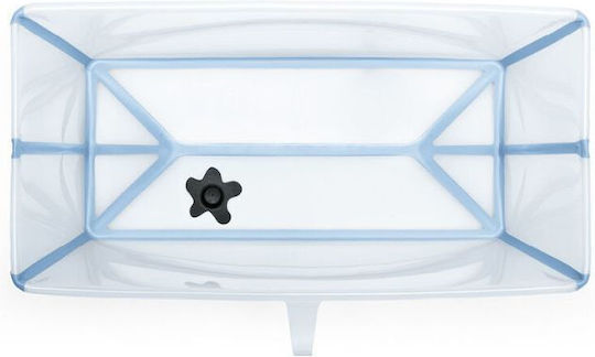 Stokke Cadă pliabilă pentru bebeluși Flexi Bath cu termometru Albastru