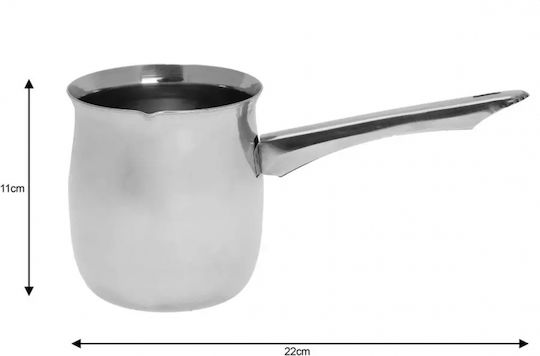 KING Hoff Μπρίκι σε Ασημί Χρώμα 700ml