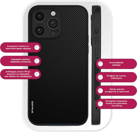 Sonique Carbon Series Case Huawei Pura 70 Ultra Black