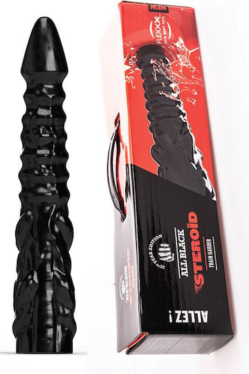 All Black Πρωκτικό Dildo XXLarge Μαύρο