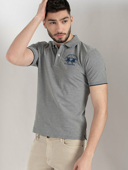 Polo Μπλούζα Κοντομάνικη Γκρι