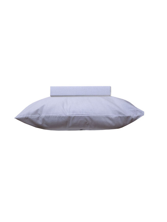 Viopros Βρεφικό Κουβερλί Βαμβακερό Γκρι 120x160cm