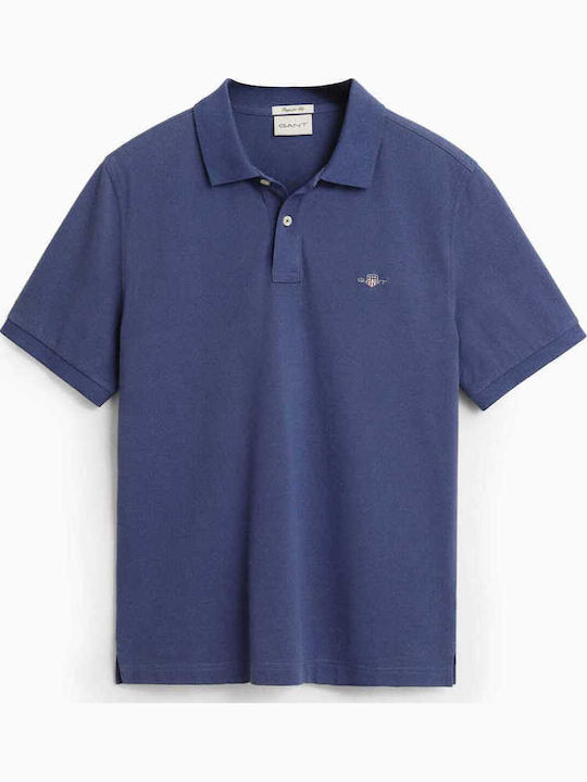 Polo Short Sleeve Blouse Dusty Navy