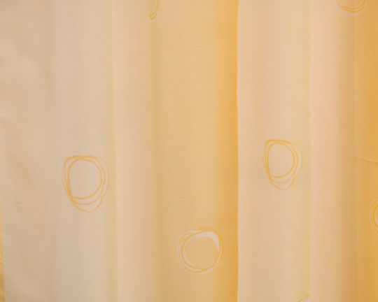 Viopros Curtain with Pencil Pleat Yellow 270x280cm