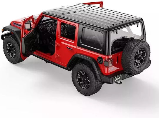Jeep Wrangler Rubicon 4xe Toy Car 1:24 Ras64610_Rosu