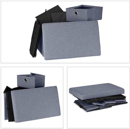 Scaune Camera de zi Cu spațiu de depozitare Lemn Gray 38x39x60buc