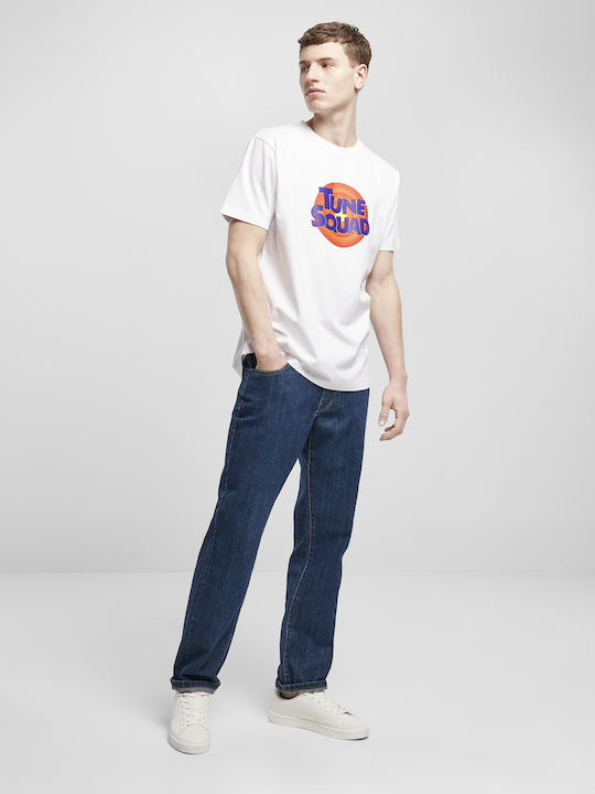 Space Jam Tune Squad Logo Tricou Alb