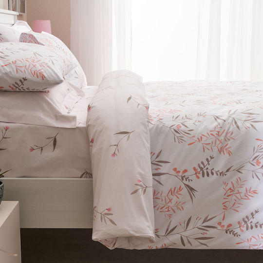 Charalambidis Textiles Salonica Σετ Σεντόνια Υπέρδιπλα 240x260εκ. Σομόν (4τμχ)